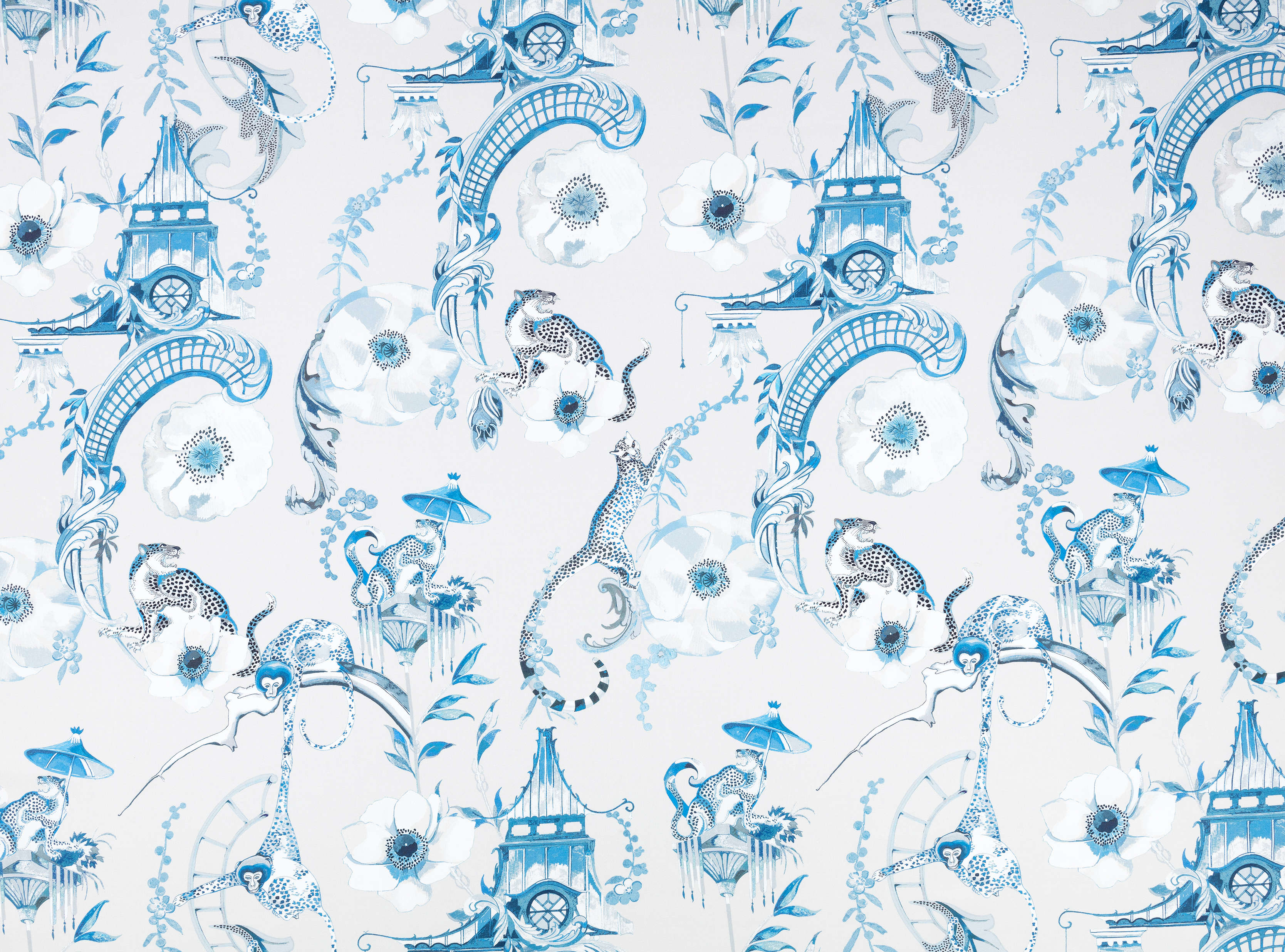 ROMO Euphoria print China blue 8005/03